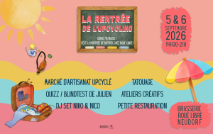 Mini festival La Rentrée de l'Upcycling organisé par Berthel à la brasserie Roue Libre à Strasbourg - artisanat et upcycling